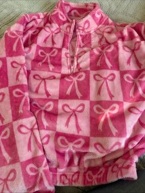 Mighty Fine Pink Tie-Dye Plush Hoodie